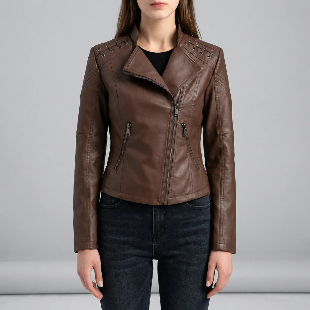 Vintage-Inspirierte Bikerjacke - Lily