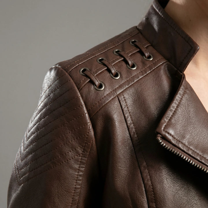 Vintage-Inspirierte Bikerjacke - Lily