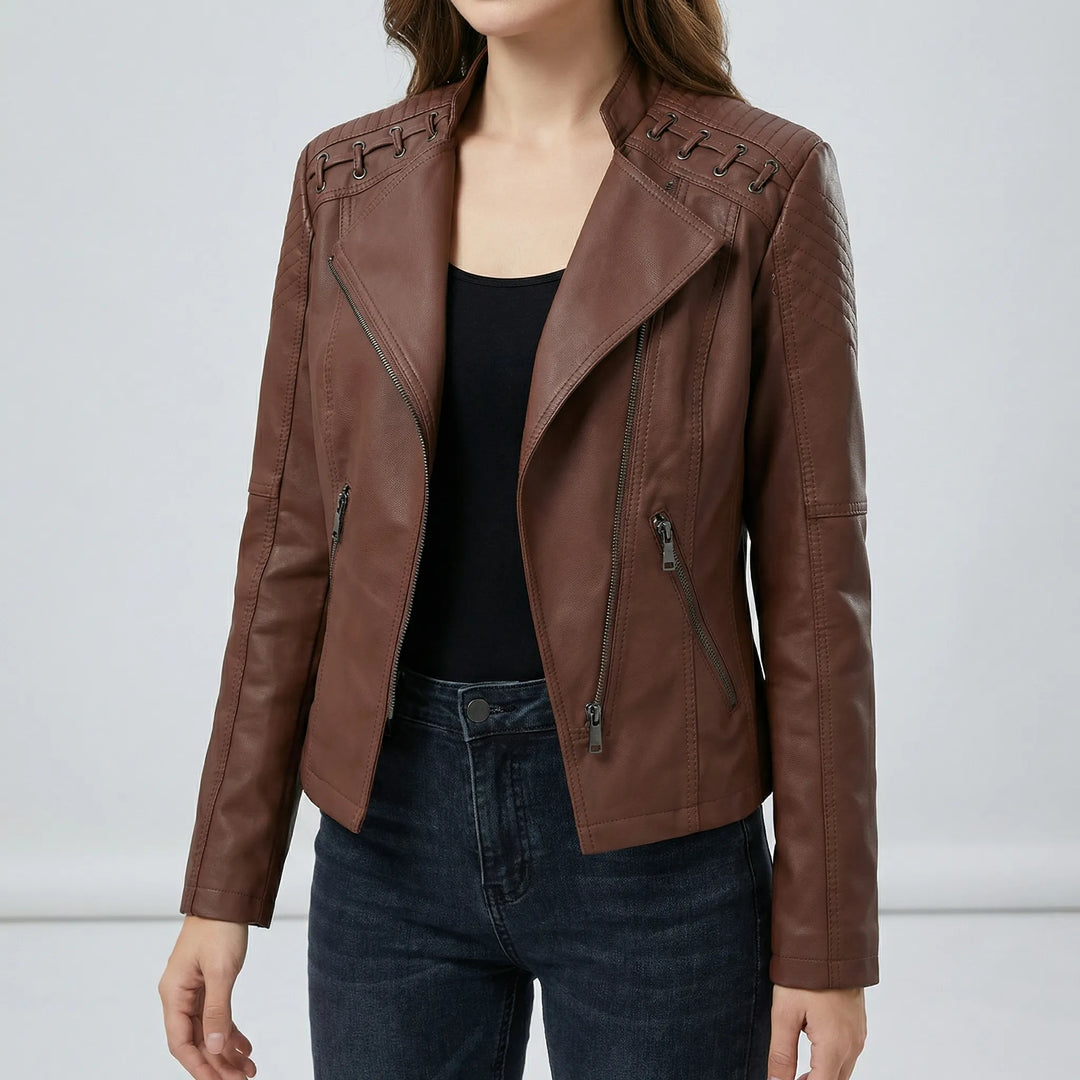 Vintage-Inspirierte Bikerjacke - Lily
