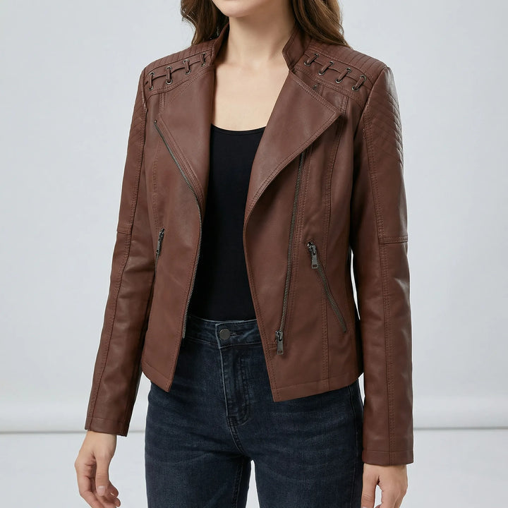Vintage-Inspirierte Bikerjacke - Lily