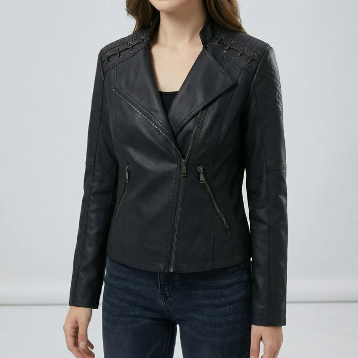 Vintage-Inspirierte Bikerjacke - Lily