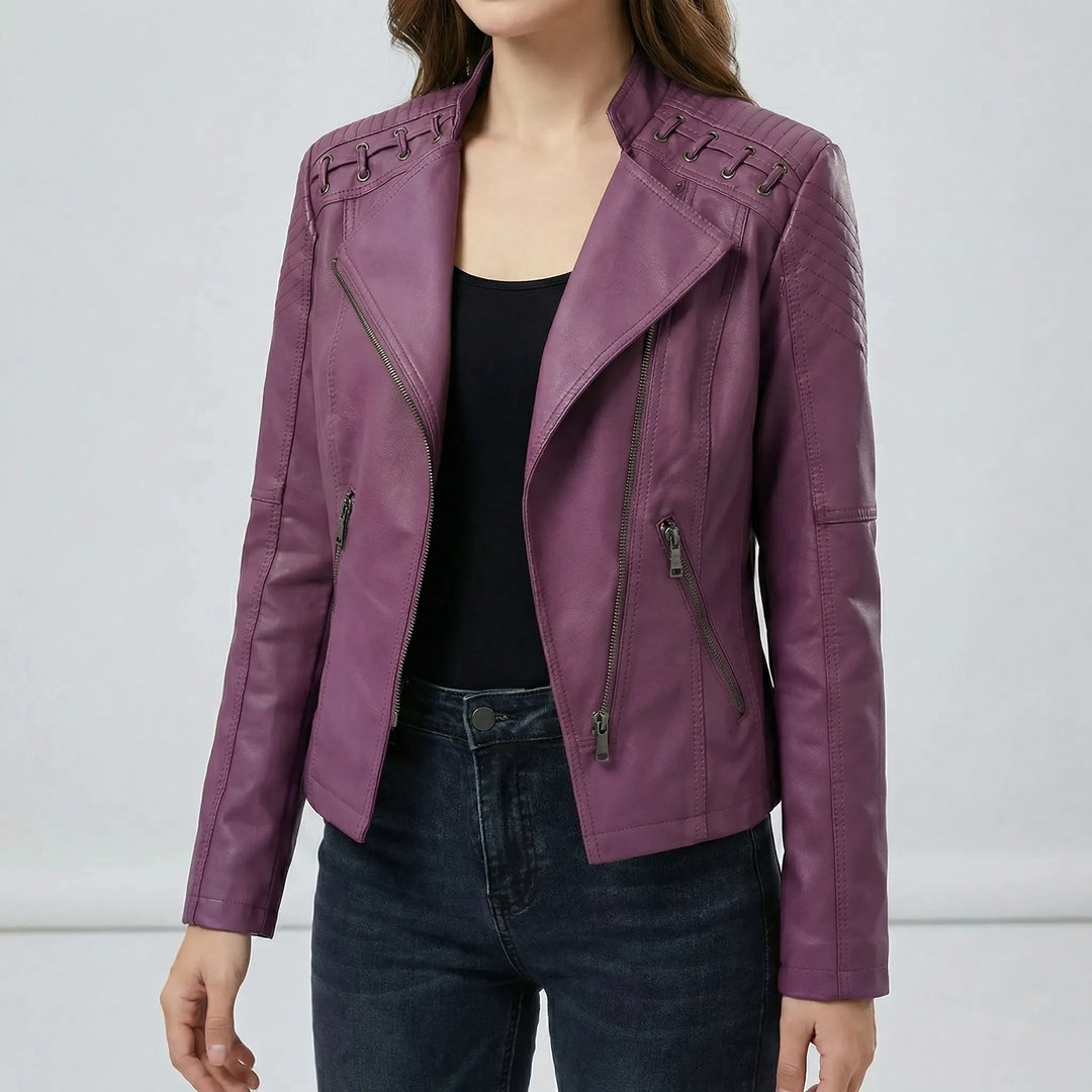 Vintage-Inspirierte Bikerjacke - Lily