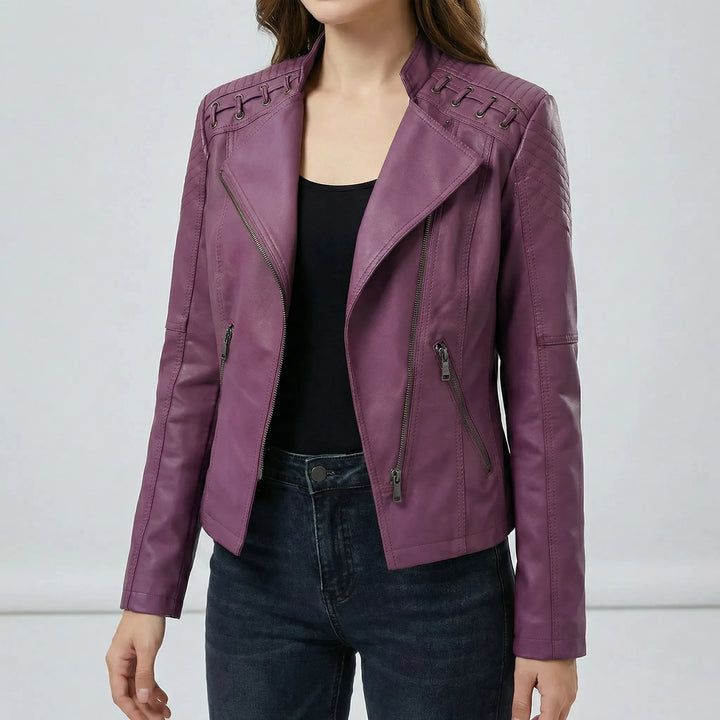 Vintage-Inspirierte Bikerjacke - Lily