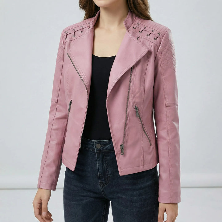 Vintage-Inspirierte Bikerjacke - Lily