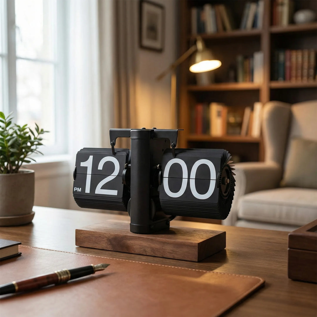 Vintage Flip Desk Clock - RetroFlipo