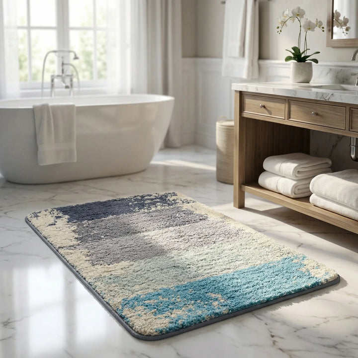 Vintage Inspired Bath Rug - VeloriaRug