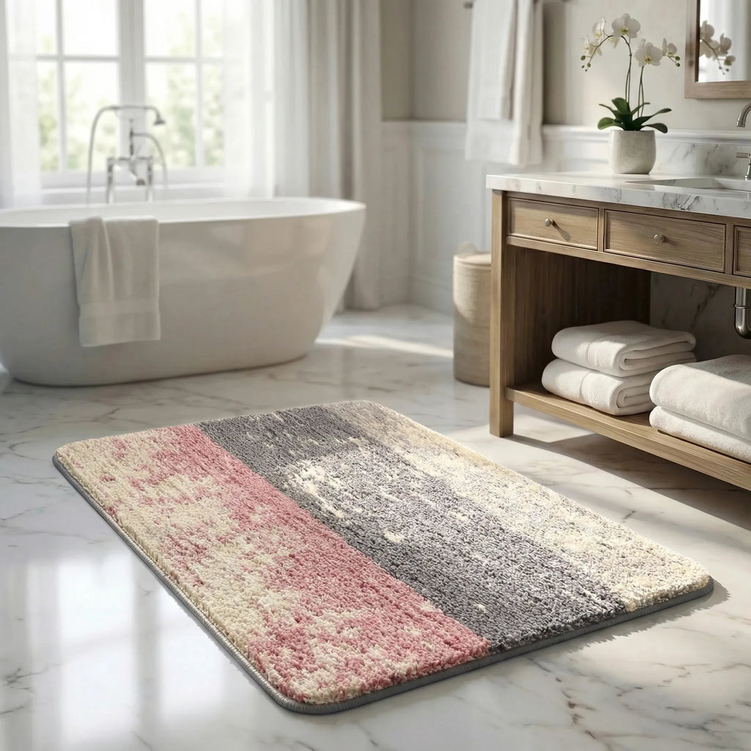 Vintage Inspired Bath Rug - VeloriaRug