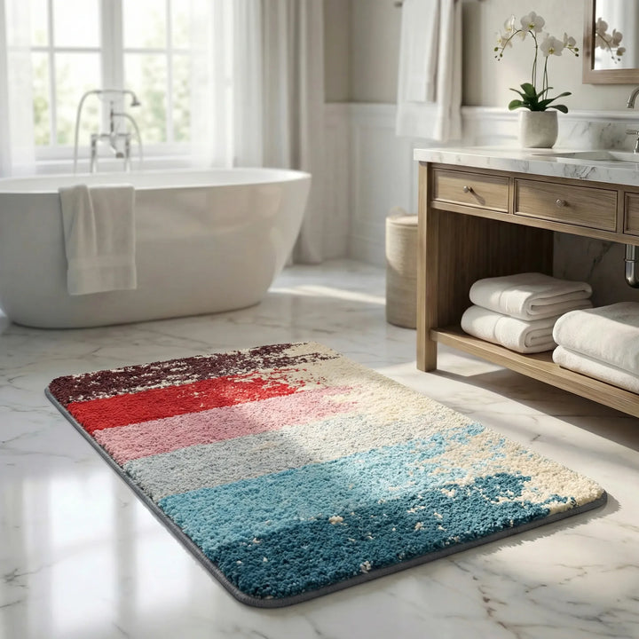 Vintage Inspired Bath Rug - VeloriaRug