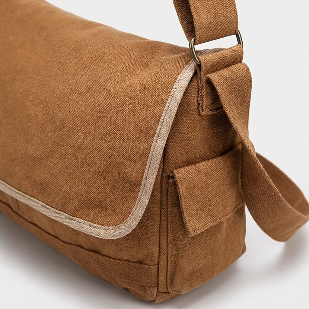 Vintage Canvas Schoudertas - UrbanSatchel