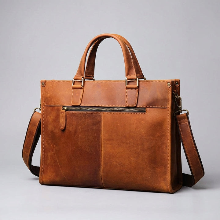 Vintage Leren Laptoptas - Leatherlyst