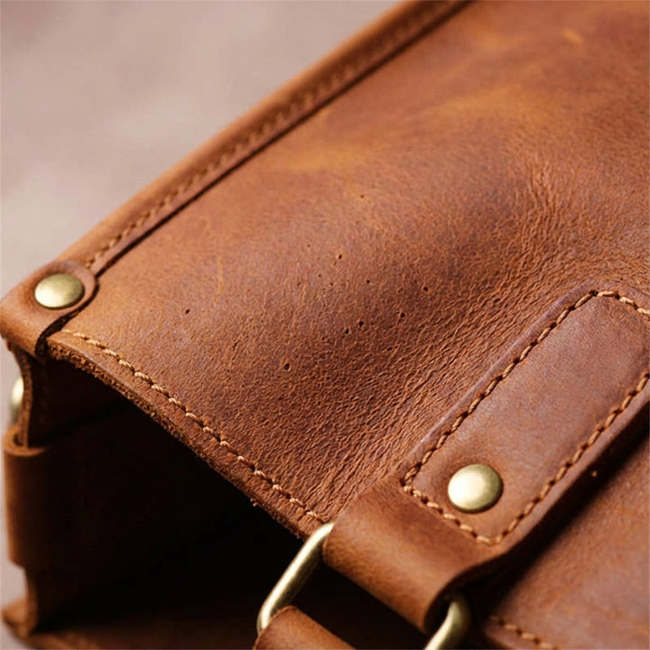 Vintage Leren Laptoptas - Leatherlyst