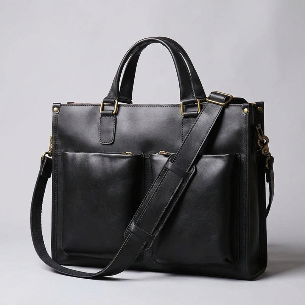 Vintage Leren Laptoptas - Leatherlyst