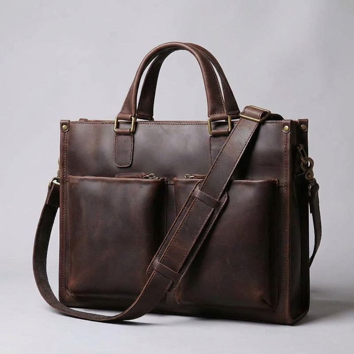 Vintage Leren Laptoptas - Leatherlyst