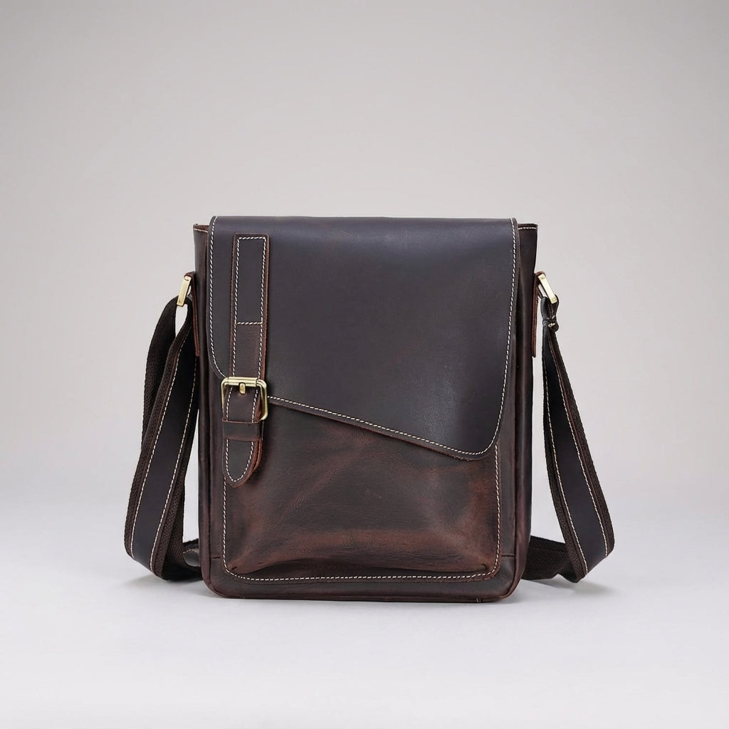 Vintage Volnerf Leren Schoudertas - Leatherlyft