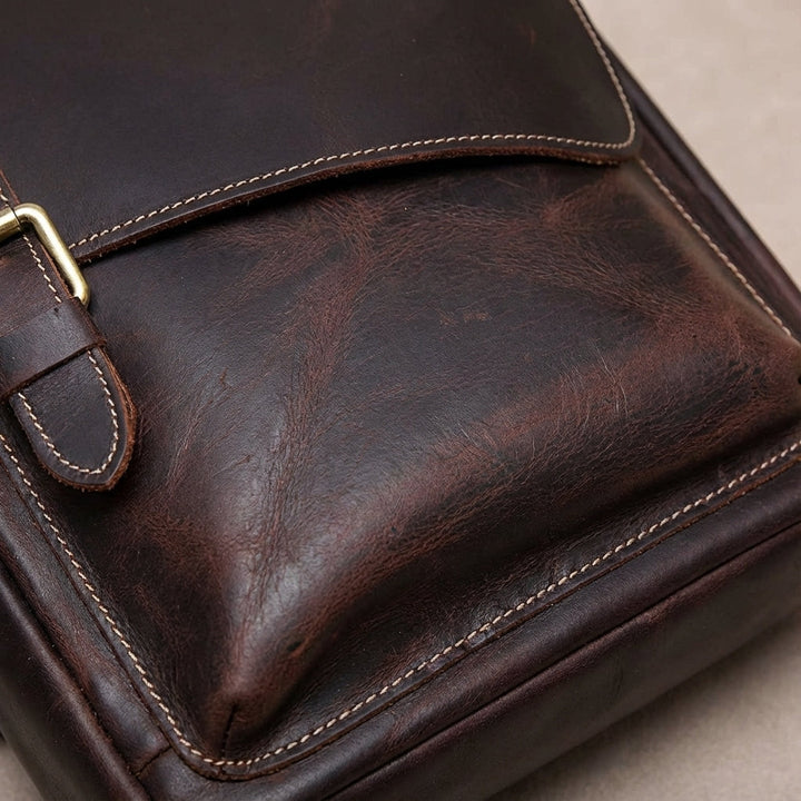 Vintage Volnerf Leren Schoudertas - Leatherlyft