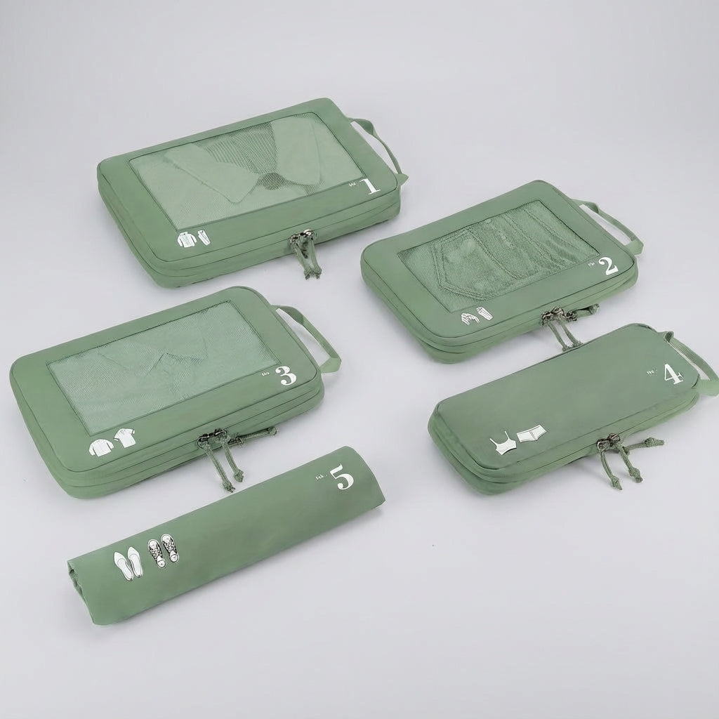 Visueel Overzicht Bagage Organizers - OrgaSwift