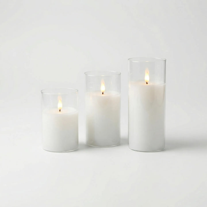 Vlamloze LED-Kaarsen In Een Set Van Drie - Lumivera