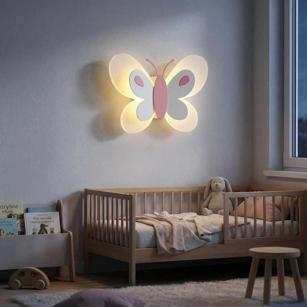 Vlindervormige LED-Wandlamp Met Warm Licht - Winglow