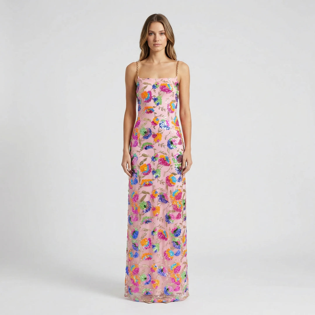 Vloeiende Maxi-Jurk Met Split - Yvonne