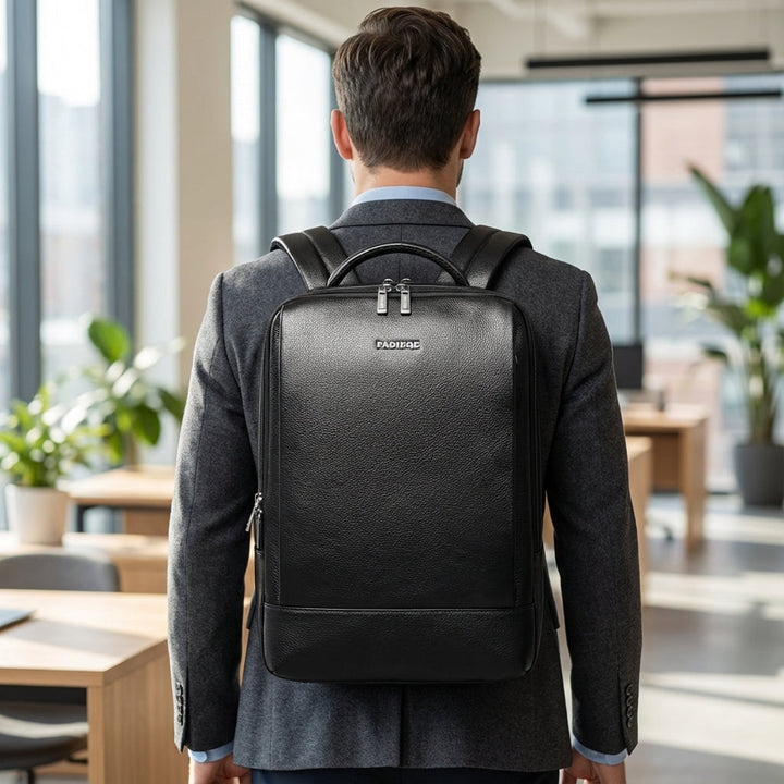 Volnerf Leren Rugzak Stijlvol - UrbanLuxe