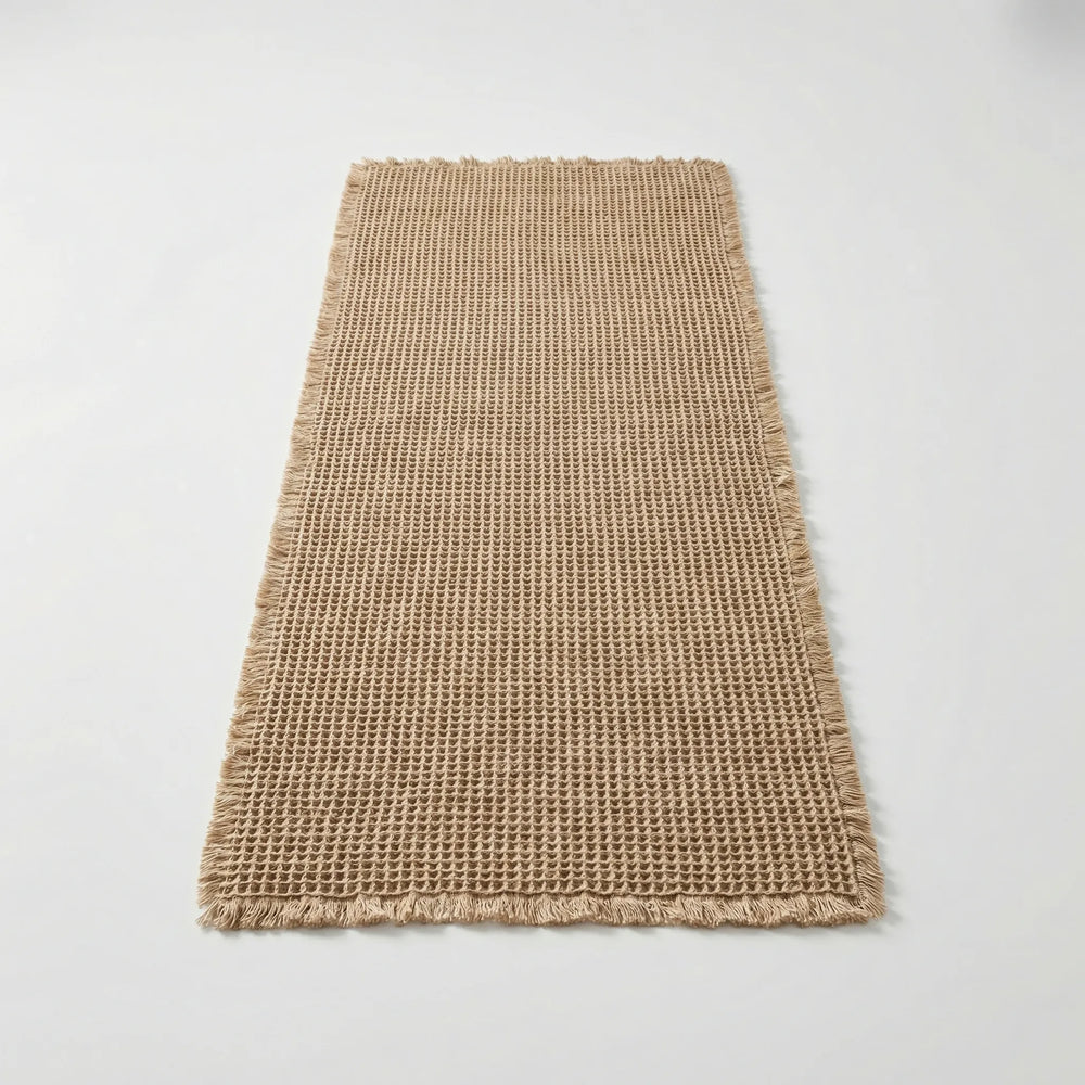 Waffle Textured Bath Runner - Texturra