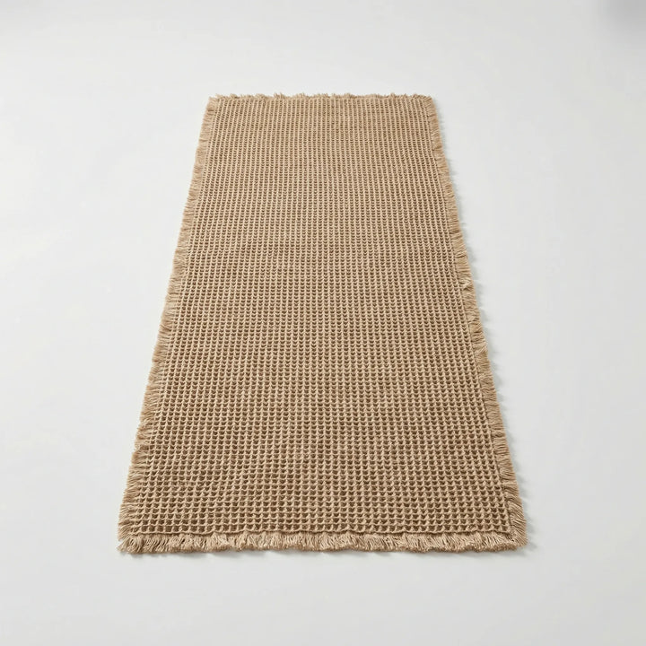 Waffle Textured Bath Runner - Texturra