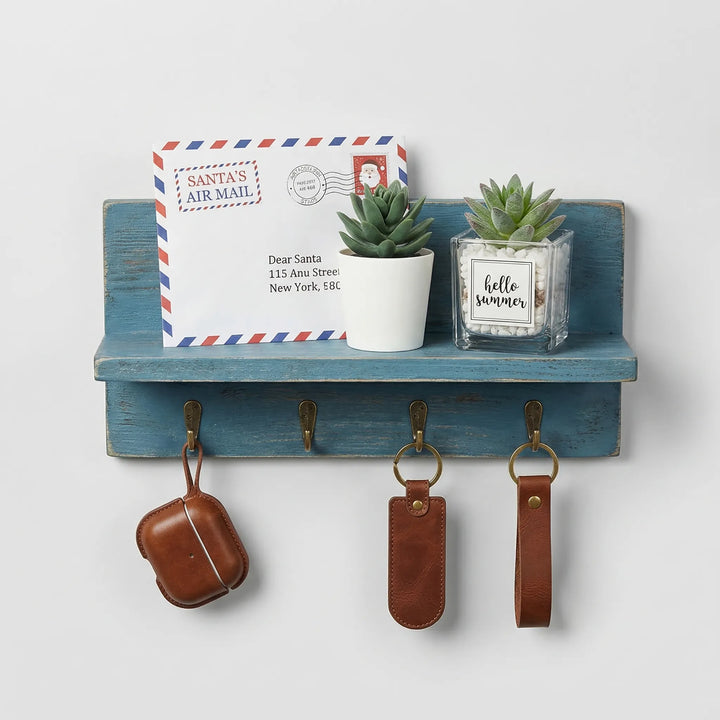Wandgemonteerd Sleutelbord Met Plank - WallNest