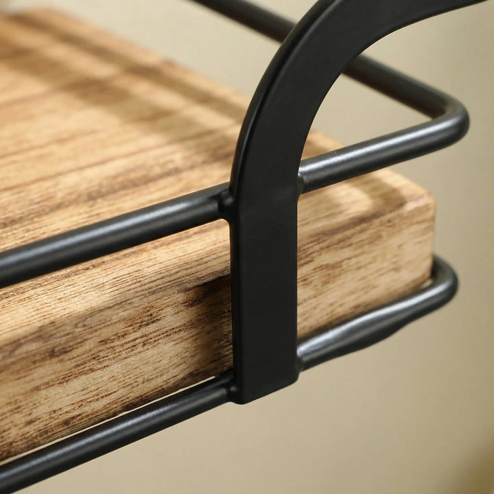Wandgemonteerde Plank Met Toiletrolhouder - Wallnest