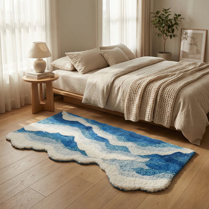 Wave Shaped Bedroom Rug - WaveLoom