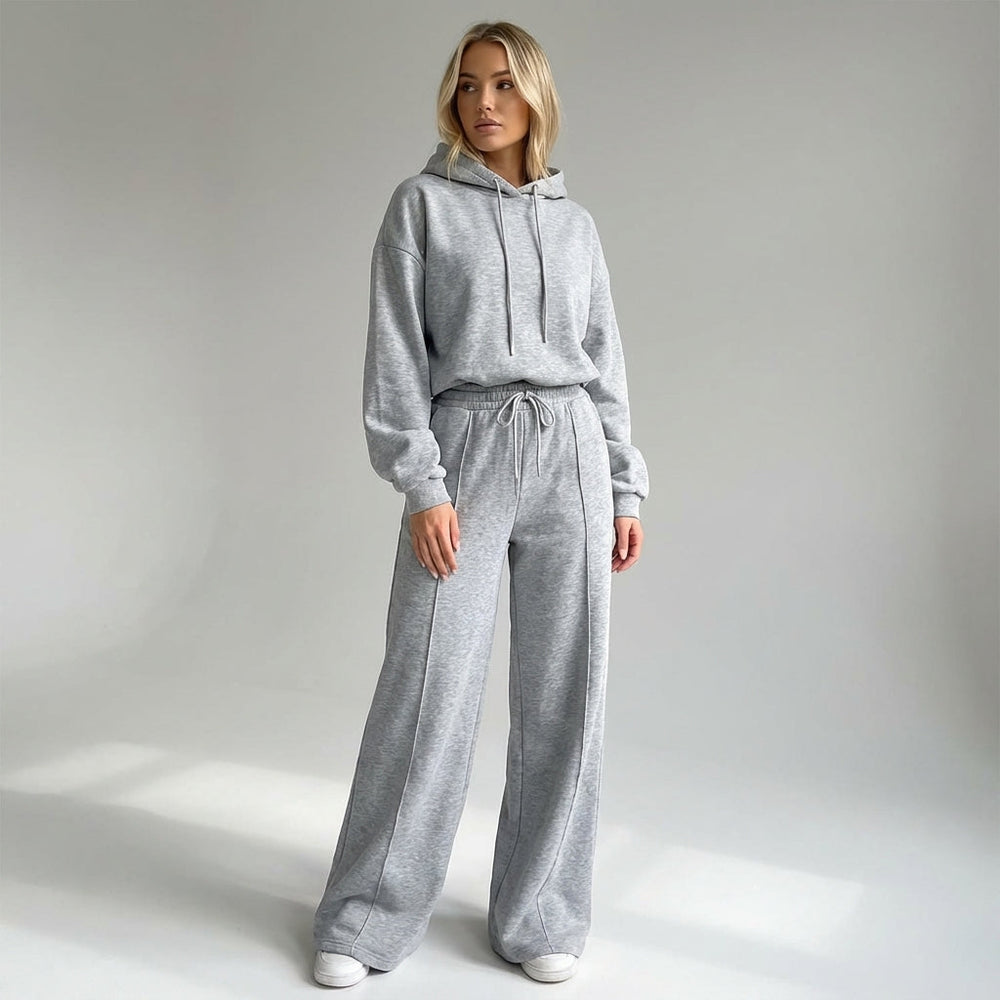 Weit Geschnittene Jogginghose Set - Patty