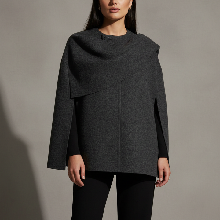 Weit Geschnittene Modecape - Leilani