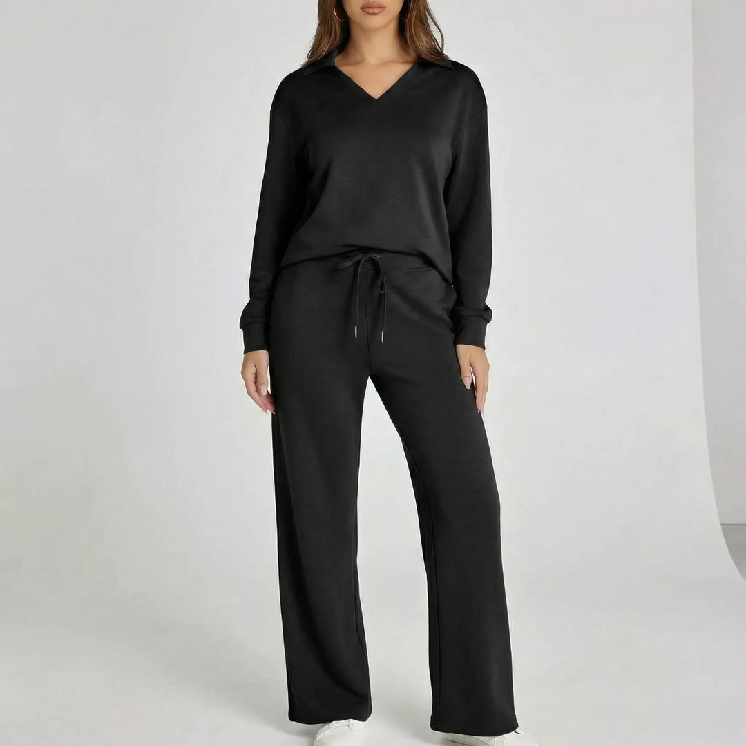 Weites Loungewear-Set Mit Weitem Bein - Joleen