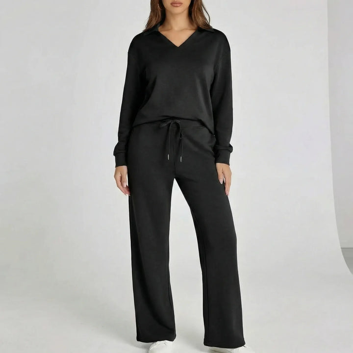 Weites Loungewear-Set Mit Weitem Bein - Joleen