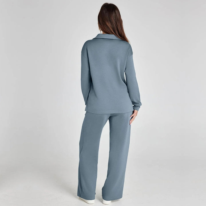 Weites Loungewear-Set Mit Weitem Bein - Joleen