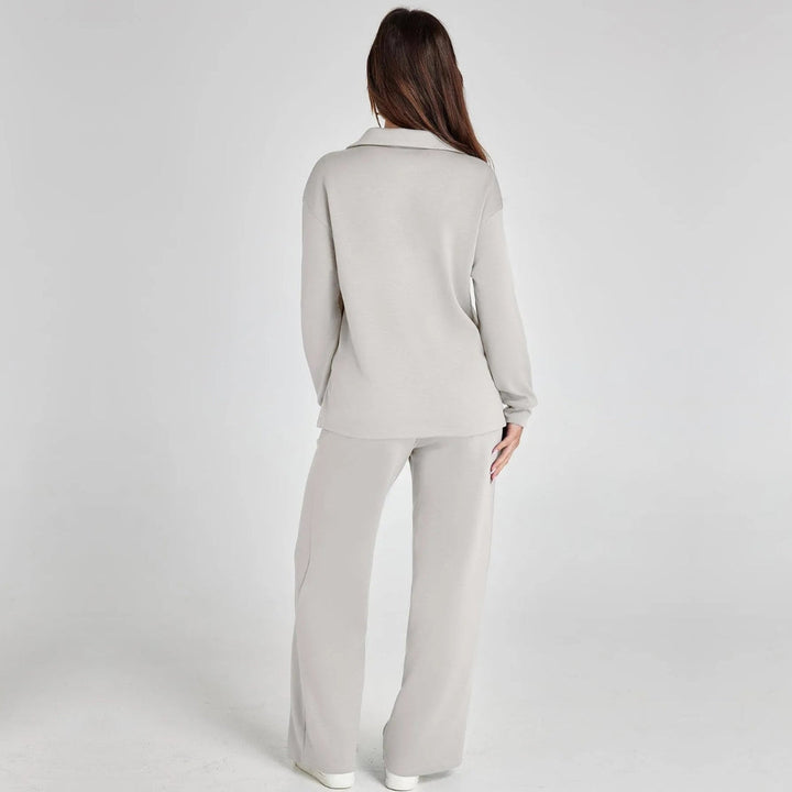 Weites Loungewear-Set Mit Weitem Bein - Joleen