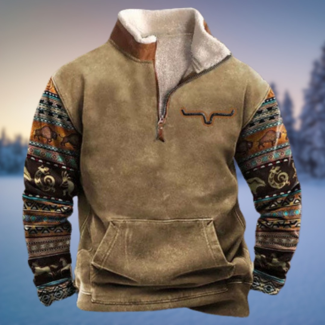 Western-Inspirierter Pullover - Jaden
