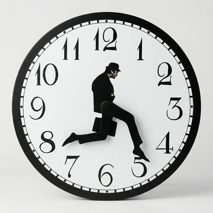 Whimsical Wall Clock Design - TickleStride