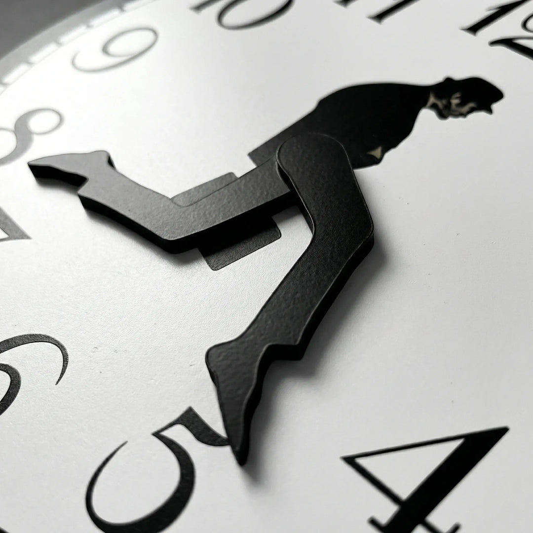 Whimsical Wall Clock Design - TickleStride