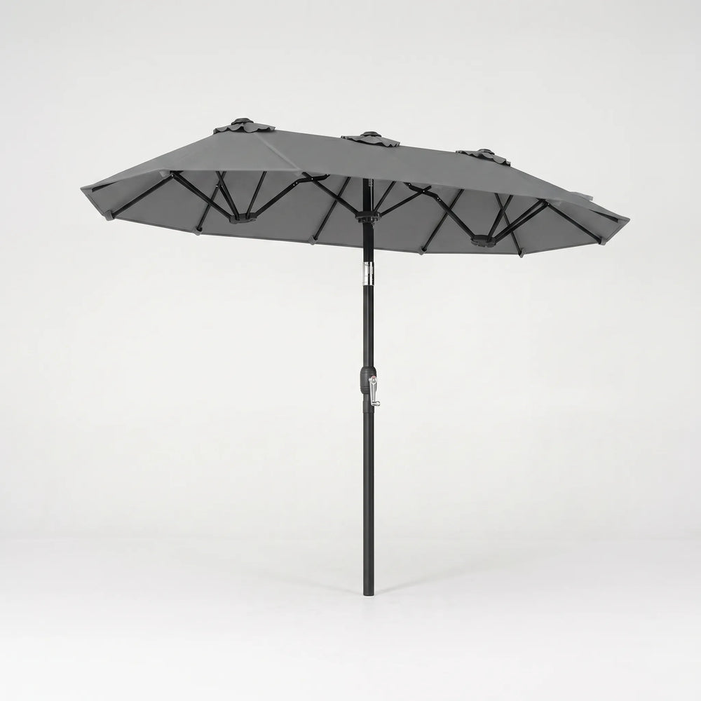 Wide Double-Sided Patio Umbrella - Vianora