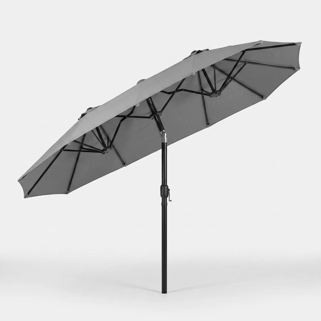 Wide Double-Sided Patio Umbrella - Vianora