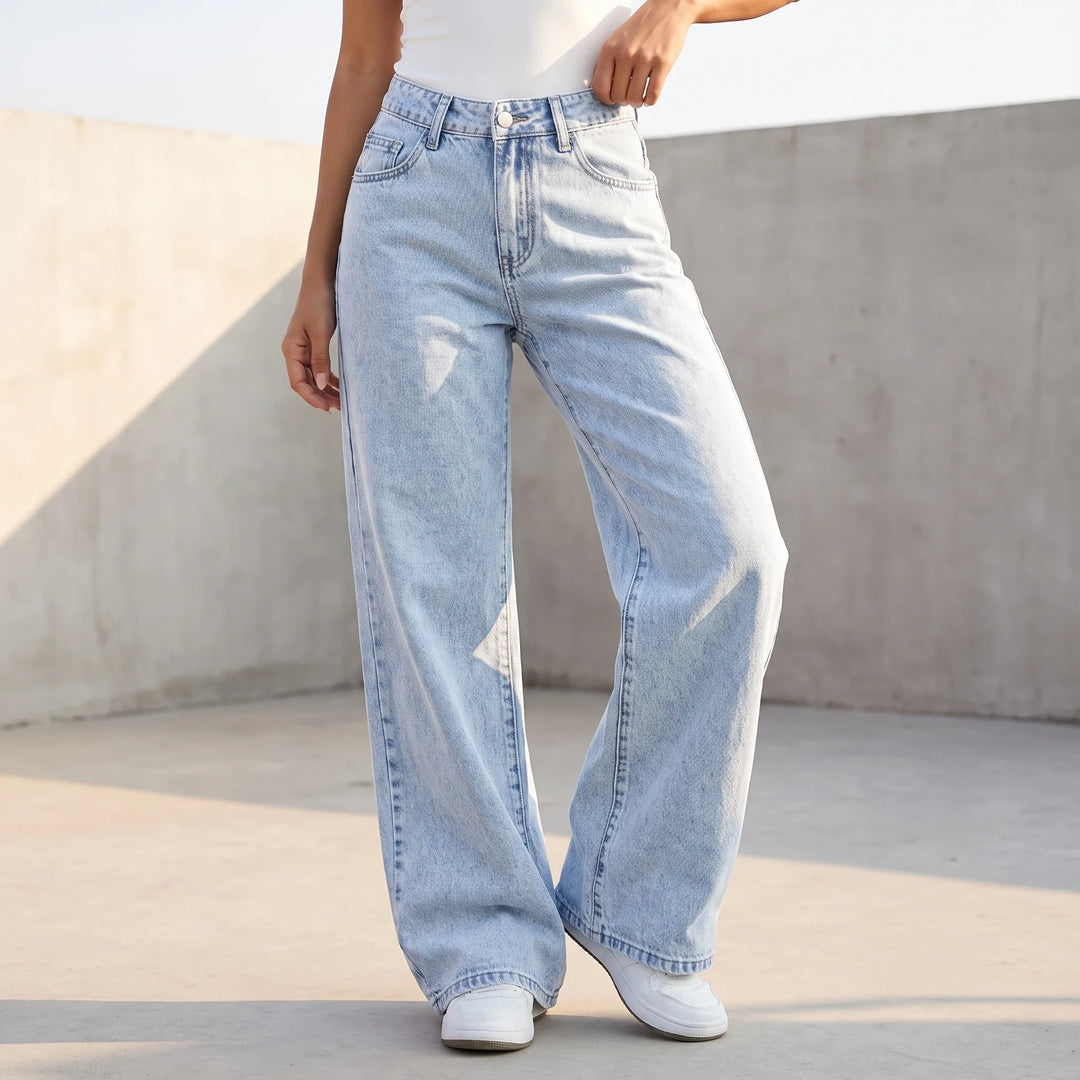 Wide Leg Jeans Women -  Jill