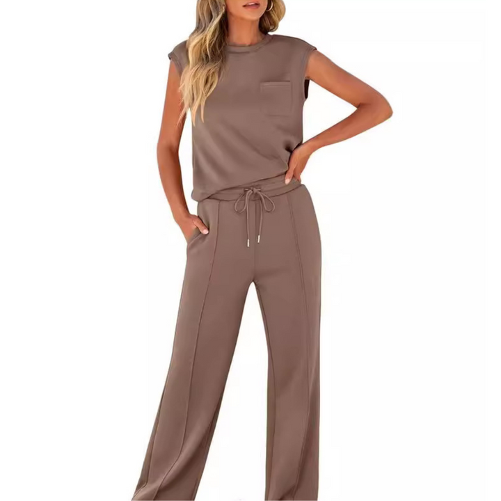Wide Leg Loungewear Set - Sheri
