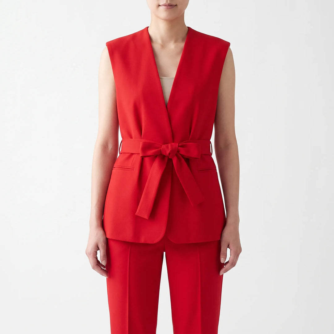 Womens Wide Leg Pant Suit -  Lauren
