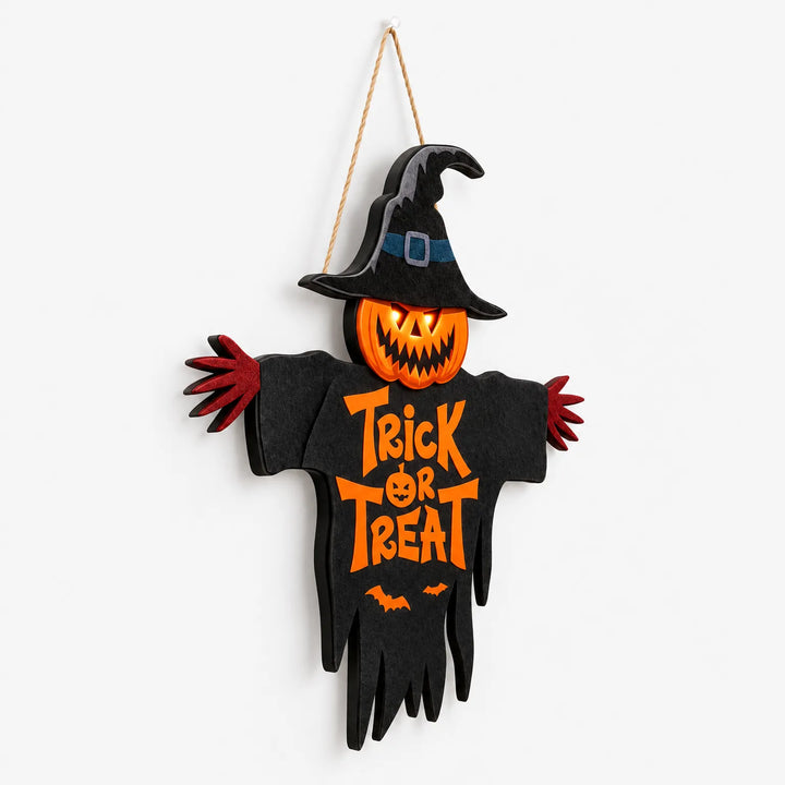 Wooden Halloween Hanging Decoration - Hallowood