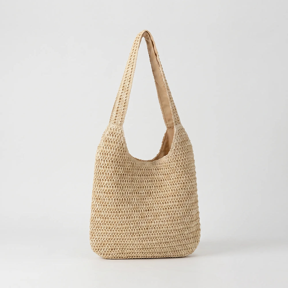 Woven Shoulder Tote - Vivera