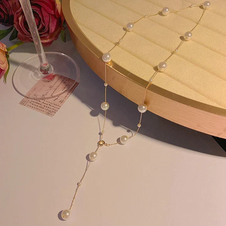 Y-Shaped Drop Chain Necklace - Catenna