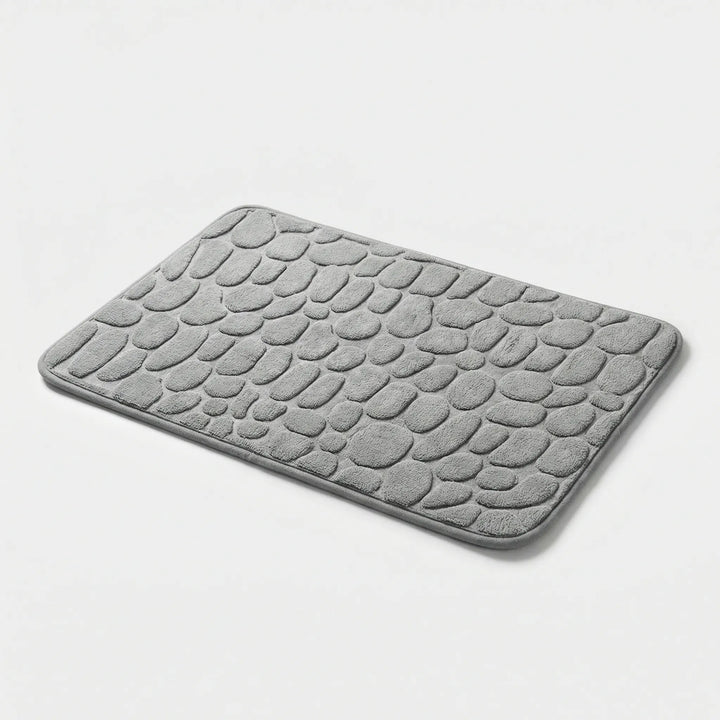 Zachte Antislip Badmat Met Keienpatroon - Drystone