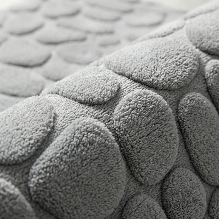 Zachte Antislip Badmat Met Keienpatroon - Drystone