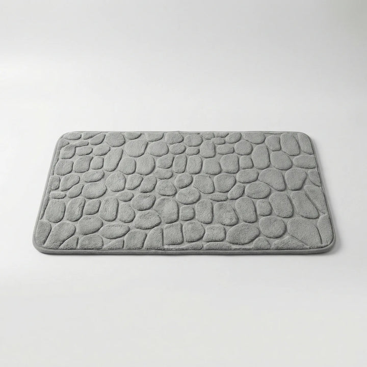 Zachte Antislip Badmat Met Keienpatroon - Drystone