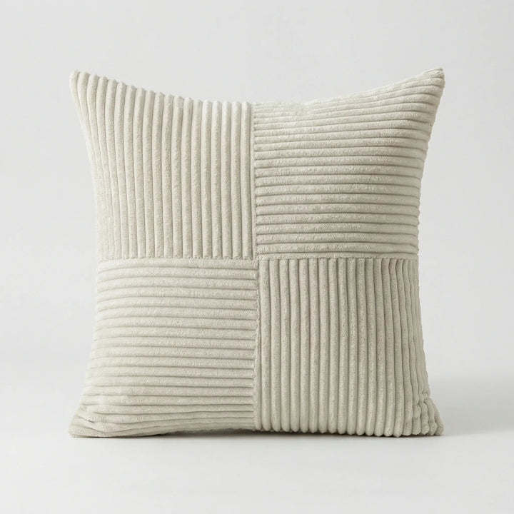 Zachte Kussenhoes Met Ribbelmotief - Cordivo